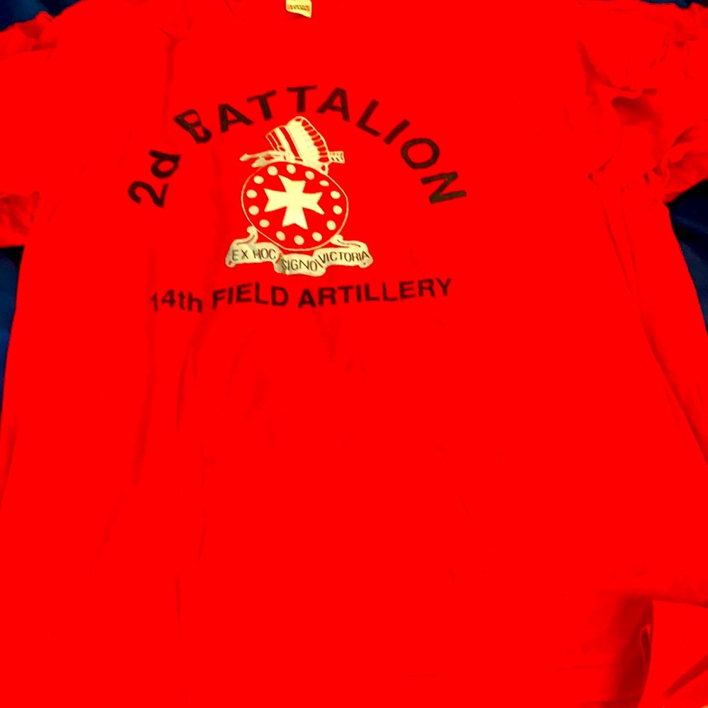 Army tshirts.  2n Battalion 14th field artillery